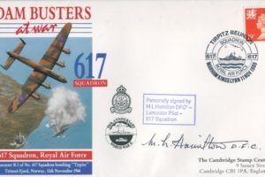 Dambusters 617 Squadron Cover Signed M Hamilton Tirpitz