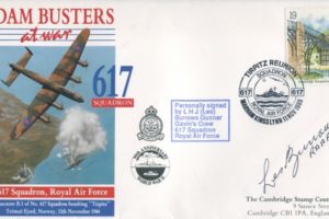 Dambusters 617 Squadron Signed Les Burrows Tirpitz Cover