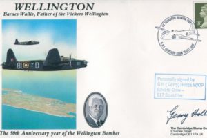 Wellington Bomber cover Sgd Gerry Hobbs of 50 Sq and 617 Sq