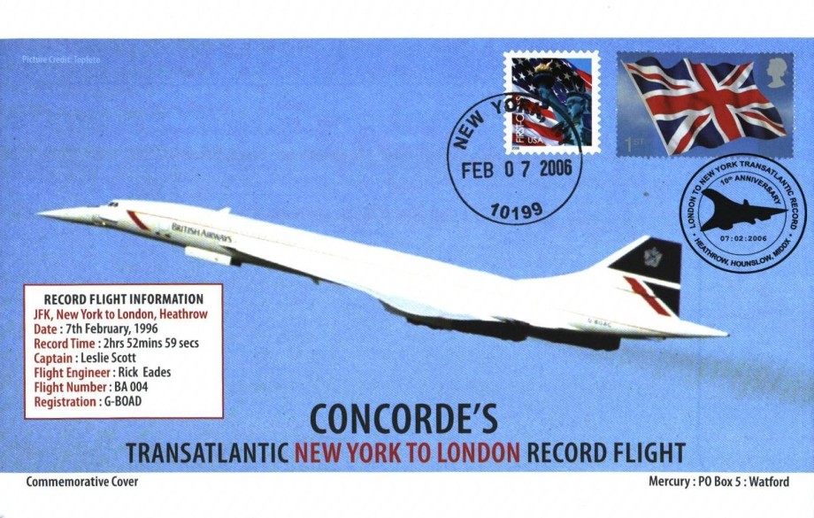 Concorde Record cover New York-London