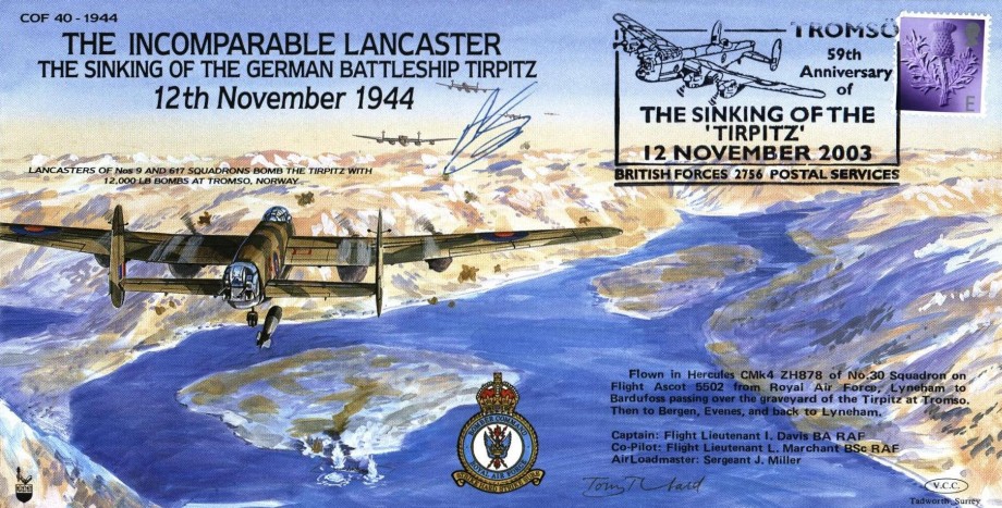 Dambusters 617 Squadron cover Tirpitz