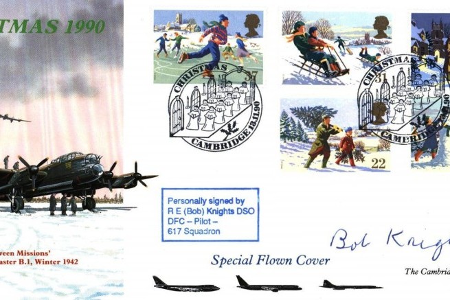 Dambusters 617 Squadron FDC Signed Bob Knights