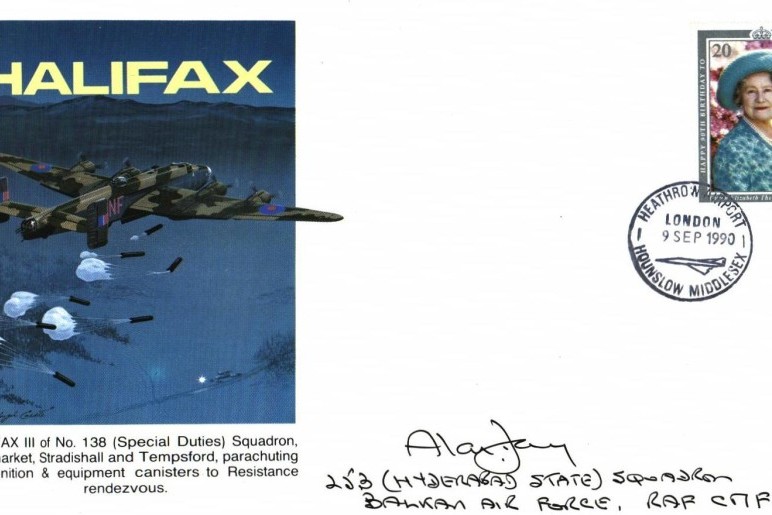 Halifax cover Sgd Alan Day of 253 Sq