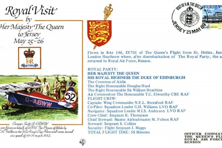 Royal Visit by The Queen to Jersey cover 