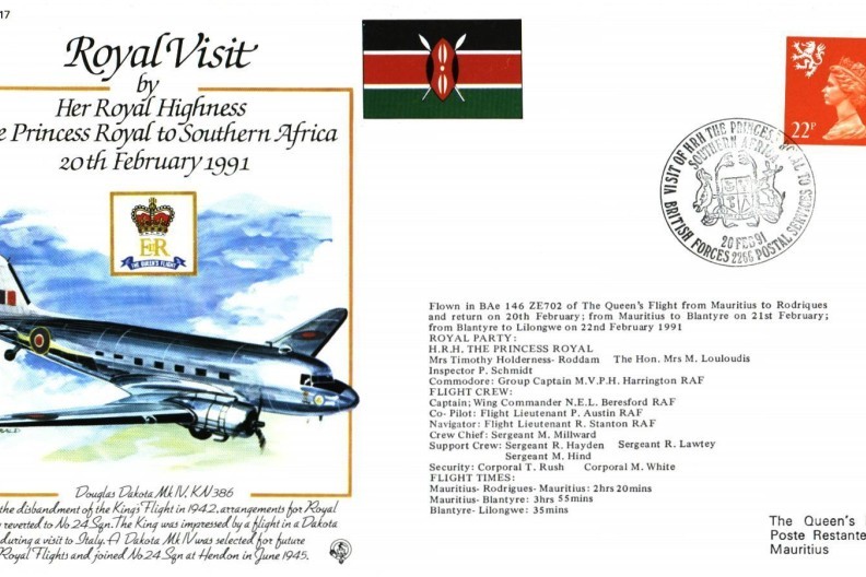 Royal Visit by Princess Royal to Southern Africa cover. 