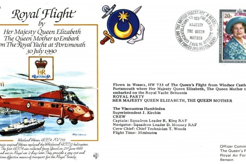 Royal Visit by Queen Mother at Portsmouth cover