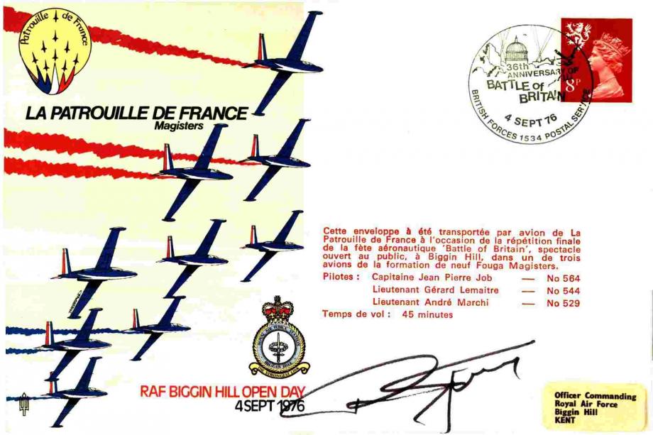 Patrouille de France Magisters cover Sgd pilot-ac61