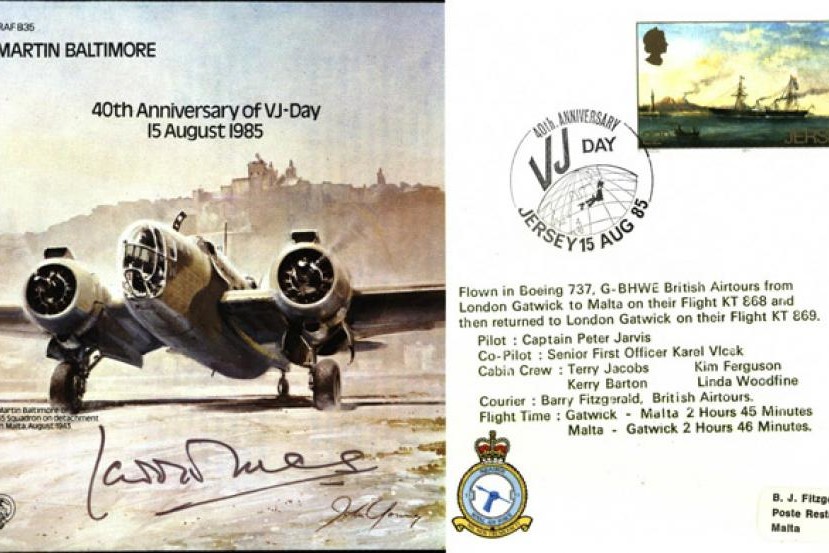 Martin Baltimore cover Signed Laddie Lucas
