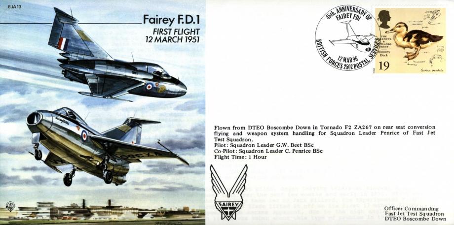 Fairey FD1 Cover