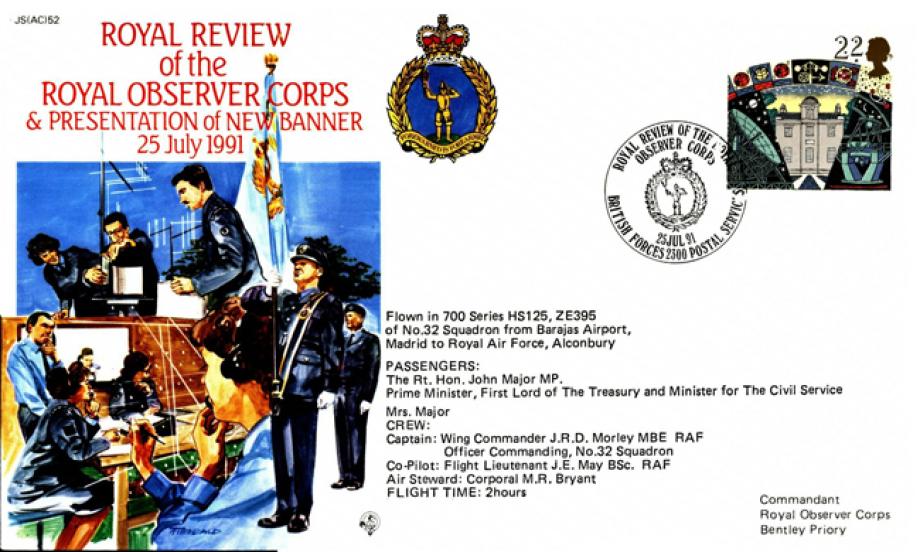 Royal Observer Corps cover 