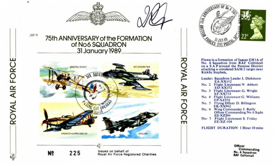 6 Squadron cover Sgd pilot