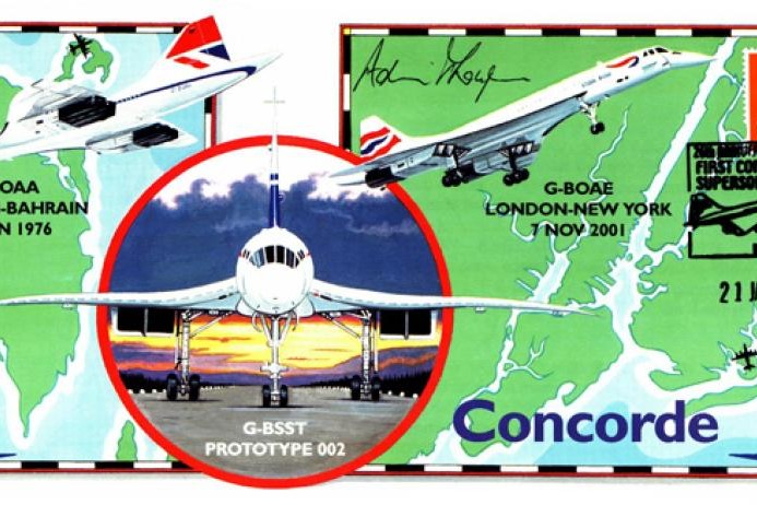 Concorde cover Sgd Adrian Thompson