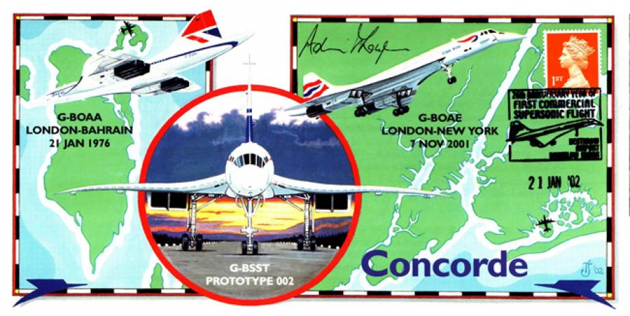 Concorde cover Sgd Adrian Thompson