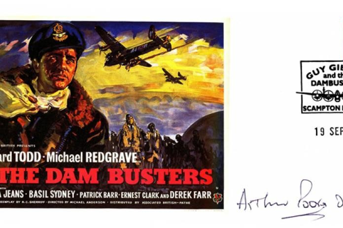 Dambusters 617 Squadron Cover Signed Arthur Poore