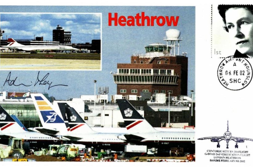 Concorde cover Sgd Adrian Thompson