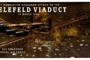 Dambusters 617 Squadron Cover Signed H Riding Bielefeld Viaduct