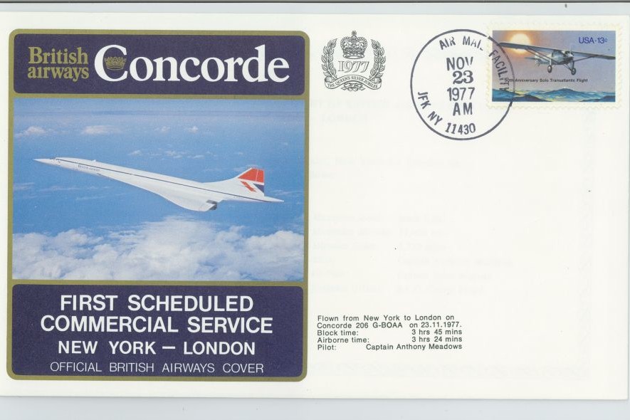 Concorde First Scheduled Commercial Service cover