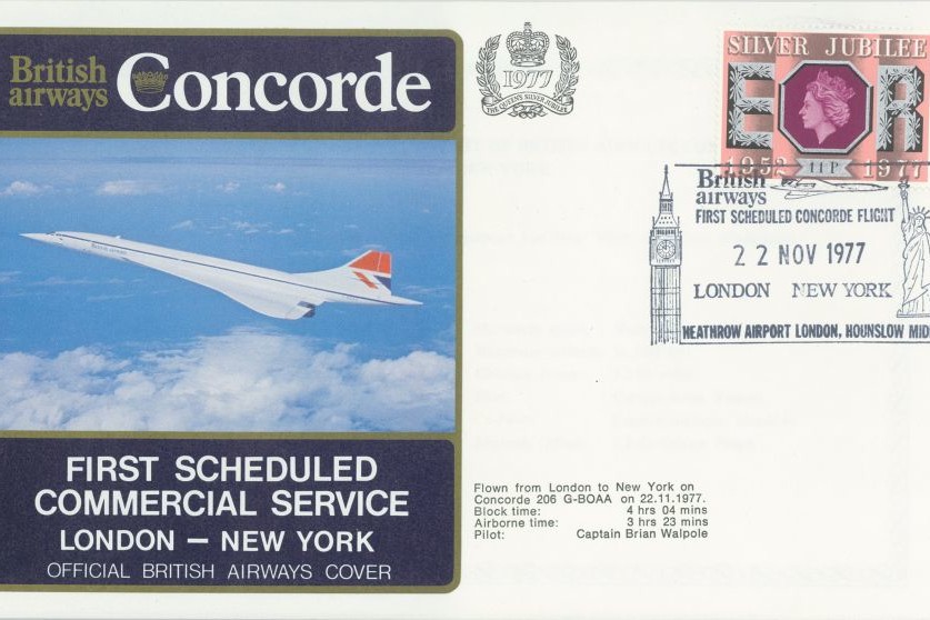 Concorde First Commercial Service cover