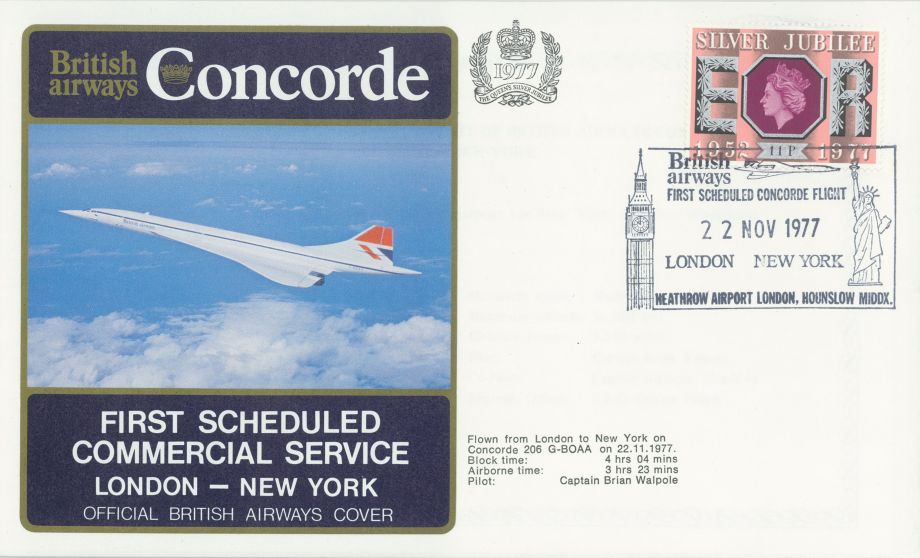 Concorde First Commercial Service cover