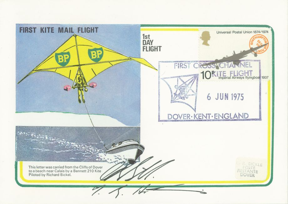 First Kite Mail Flight Cover