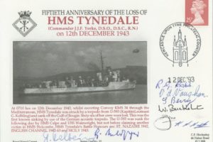 HMS Tynedale cover Sgd 6 survivors and 2 U Boat crew