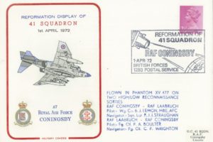 Reformation of 41 Squadron cover