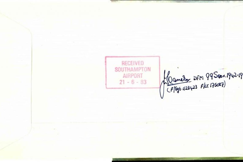 Handley Page Heyford cover Signed Ingrouille and Cameron