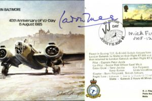 Martin Baltimore cover Signed Laddie Lucas and H J Finn