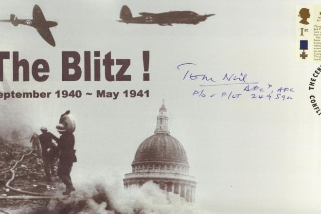 Battle of Britain cover Sgd Tom Neil 249 Sq