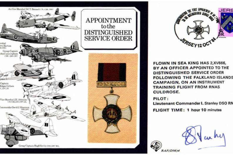VC Victoria Cross cover Signed I Stanley pilot