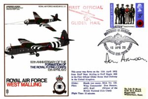 Royal Flying Corps cover Sgd D Hanson