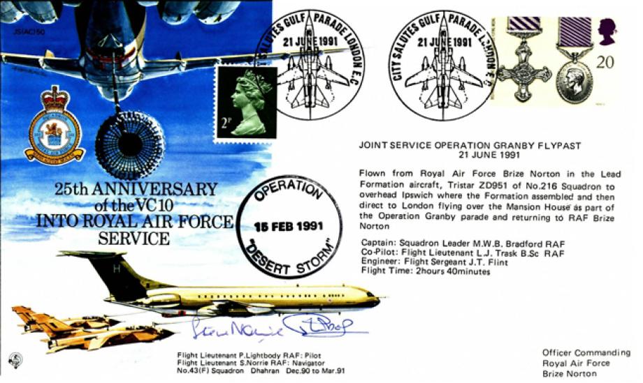 25th Anniversary of the VC10 into RAF Service cover