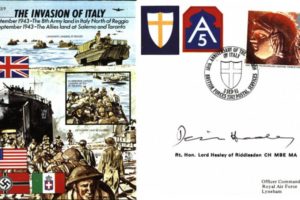 Invasion of Italy cover Sgd Denis Healey