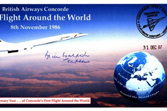 Concorde cover Sgd Brian Walpole