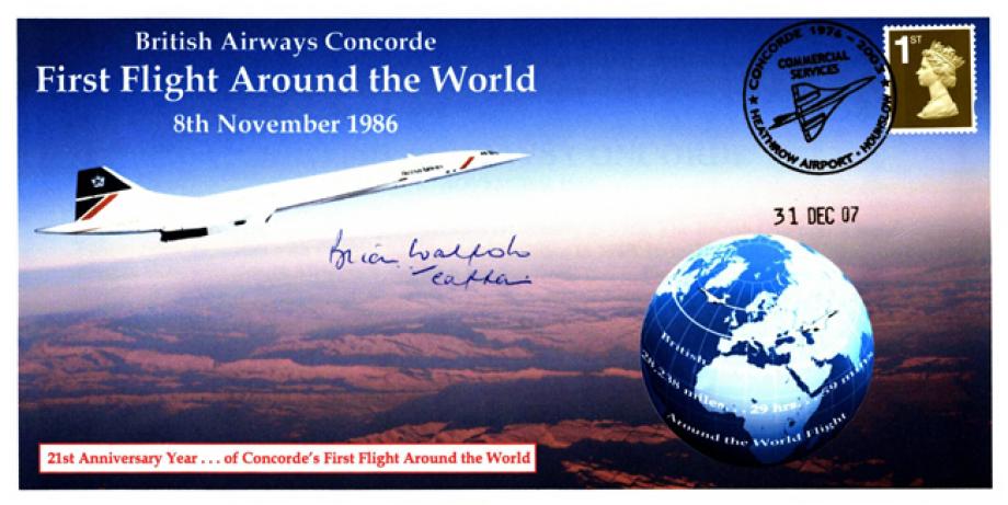 Concorde cover Sgd Brian Walpole