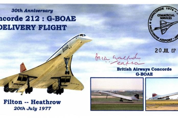 Concorde cover Sgd Brian Walpole