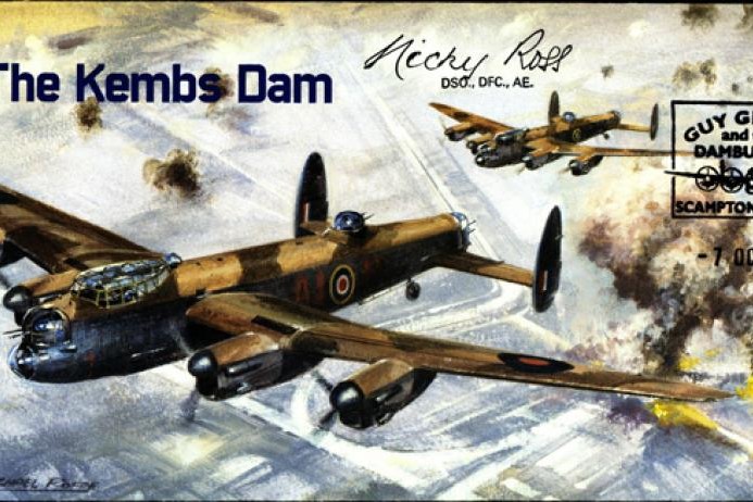 Dambusters 617 Squadron Cover Signed Nicky Ross Kembs Dam