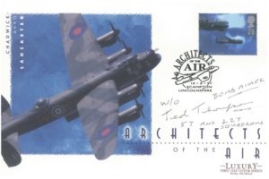 Lancaster cover Sgd Ted Thompson of 57 Sq and 227 Sq