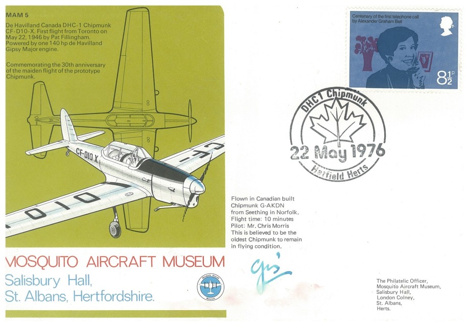 Mosquito Aircraft Museum cover Sgd C Morris