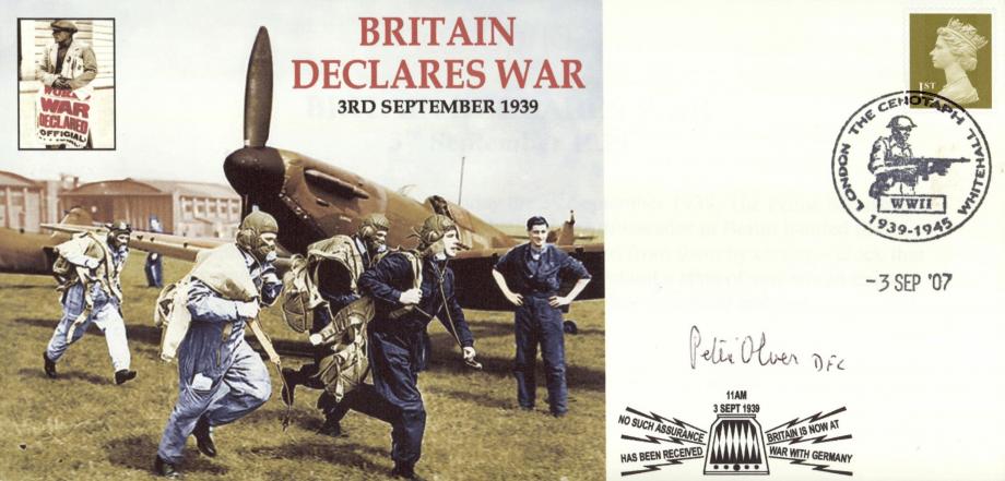 Battle of Britain cover Sgd P Oliver of 603 Sq