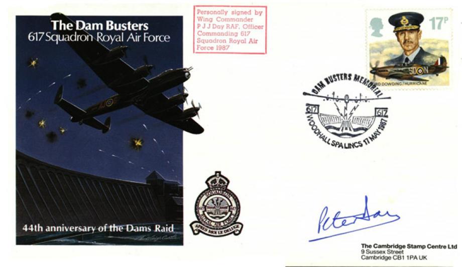 Dambusters Cover Signed P Day OC 617 Squadron