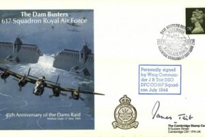 Dambusters 617 Squadron Cover Signed J B Tait Tirpitz