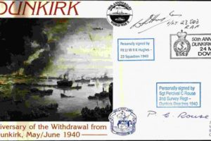 Dunkirk cover Sgd BoB pilot W R K Hughes and P C Rouse