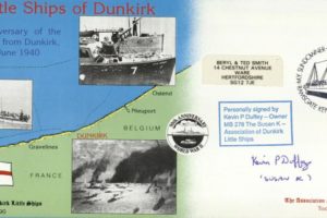 Dunkirk Little Ships cover Sgd Kevin P Duffy