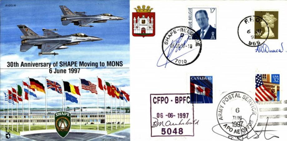 30th Ann of SHAPE moving to MONS 1997 cover