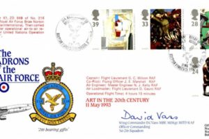 216 Squadron FDC Signed by WC D C Vass the OC of 216 Squadron