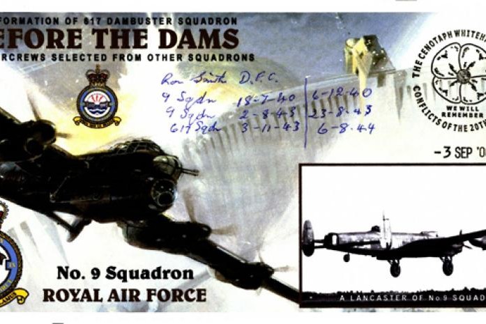 Dambusters 617 Squadron Cover Signed Row Smith 