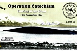 Dambusters 617 Squadron Cover Signed J Soilleux Tirpitz Catechism