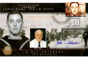 D Day cover Sgd byJack Culshaw