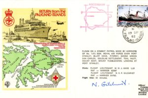 Falklands cover Sgd N S F Gilchrist